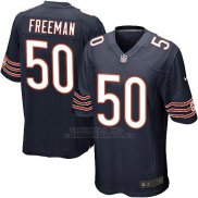 Camiseta Chicago Bears Freeman Blanco Negro Nike Game NFL Hombre