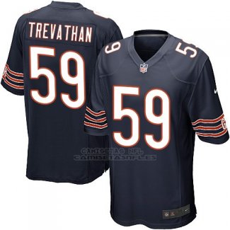 Camiseta Chicago Bears Trevathan Blanco Negro Nike Game NFL Nino