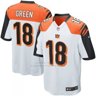 Camiseta Cincinnati Bengals Green Blanco Nike Game NFL Hombre