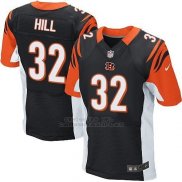 Camiseta Cincinnati Bengals Hill Negro Nike Elite NFL Hombre