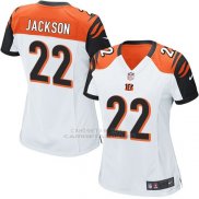 Camiseta Cincinnati Bengals Jackson Blanco Nike Game NFL Mujer