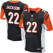Camiseta Cincinnati Bengals Jackson Negro Nike Elite NFL Hombre
