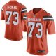Camiseta Cleveland Browns Thomas Naranja Nike Game NFL Nino
