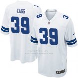 Camiseta Dallas Cowboys Carr Blanco Nike Game NFL Hombre