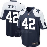 Camiseta Dallas Cowboys Church Negro Blanco Nike Game NFL Nino