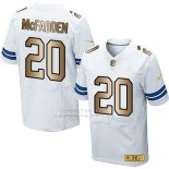 Camiseta Dallas Cowboys Mcfadden Blanco Nike Gold Elite NFL Hombre