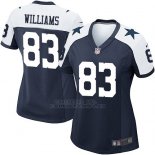 Camiseta Dallas Cowboys Williams Negro Blanco Nike Game NFL Mujer