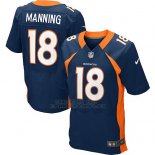 Camiseta Denver Broncos Manning Azul Nike Elite NFL Hombre