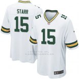 Camiseta Green Bay Packers Starr Blanco Nike Game NFL Nino