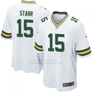 Camiseta Green Bay Packers Starr Blanco Nike Game NFL Nino
