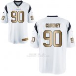 Camiseta Houston Texans Clowney Blanco Nike Gold Game NFL Hombre