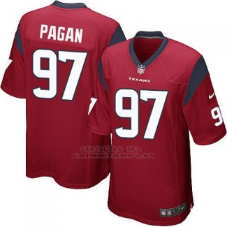 Camiseta Houston Texans Pagan Rojo Nike Game NFL Nino