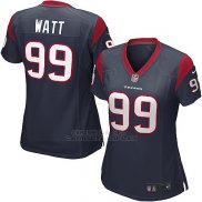 Camiseta Houston Texans Watt Negro Nike Game NFL Mujer