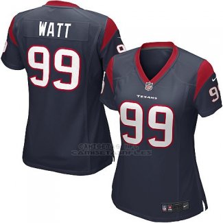 Camiseta Houston Texans Watt Negro Nike Game NFL Mujer