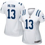 Camiseta Indianapolis Colts Hilton Blanco Nike Game NFL Mujer