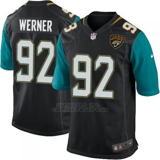 Camiseta Jacksonville Jaguars Werner Negro Nike Game NFL Hombre