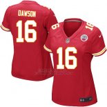 Camiseta Kansas City Chiefs Dawson Rojo Nike Game NFL Mujer