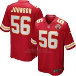 Camiseta Kansas City Chiefs Johnson Rojo Nike Game NFL Hombre