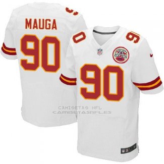 Camiseta Kansas City Chiefs Mauga Blanco Nike Elite NFL Hombre
