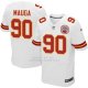 Camiseta Kansas City Chiefs Mauga Blanco Nike Elite NFL Hombre