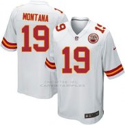 Camiseta Kansas City Chiefs Montana Blanco Nike Game NFL Nino