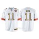 Camiseta Kansas City Chiefs Smith Blanco Nike Gold Game NFL Hombre