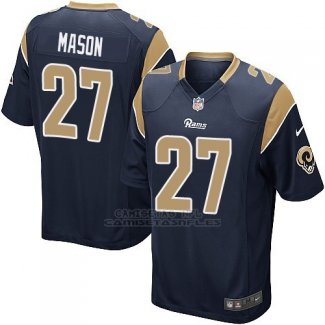 Camiseta Los Angeles Rams Mason Negro Nike Game NFL Hombre