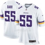 Camiseta Minnesota Vikings Barr Blanco Nike Game NFL Nino