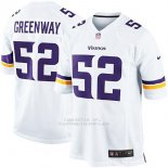 Camiseta Minnesota Vikings Greenway Blanco Nike Game NFL Nino