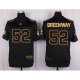 Camiseta Minnesota Vikings Greenway Negro Nike Elite Pro Line Gold NFL Hombre