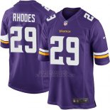 Camiseta Minnesota Vikings Rhodes Violeta Nike Game NFL Nino