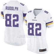 Camiseta Minnesota Vikings Rudolph Blanco Nike Game NFL Mujer