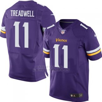 Camiseta Minnesota Vikings Treadwell Violeta Nike Elite NFL Hombre