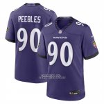 Camiseta NFL Game Baltimore Ravens Aeneas Peebles Violeta