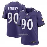 Camiseta NFL Game Baltimore Ravens Aeneas Peebles Violeta Camiseta NFL Game Baltimore Ravens Aeneas Peebles Violeta