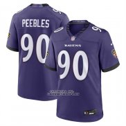 Camiseta NFL Game Baltimore Ravens Aeneas Peebles Violeta