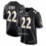 Camiseta NFL Game Baltimore Ravens Derrick Henry Alterno Negro Camiseta NFL Game Baltimore Ravens Derrick Henry Alterno Negro