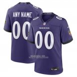 Camiseta NFL Game Baltimore Ravens Personalizada Violeta1