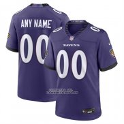 Camiseta NFL Game Baltimore Ravens Personalizada Violeta1
