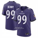 Camiseta NFL Game Baltimore Ravens Rayshaun Benny Violeta