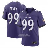 Camiseta NFL Game Baltimore Ravens Rayshaun Benny Violeta Camiseta NFL Game Baltimore Ravens Rayshaun Benny Violeta