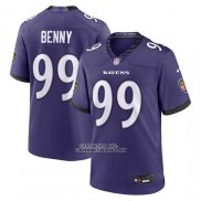 Camiseta NFL Game Baltimore Ravens Rayshaun Benny Violeta
