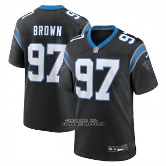 Camiseta NFL Game Carolina Panthers Bobby Brown Negro