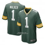 Camiseta NFL Game Green Bay Packers Quay Walker 2022 NFL Draft Pick Verde