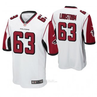 Camiseta NFL Game Hombre Atlanta Falcons Chris Lindstrom Blanco