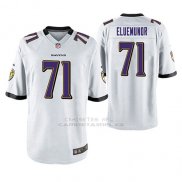 Camiseta NFL Game Hombre Baltimore Ravens Jermaine Eluemunor Blanco