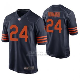 Camiseta NFL Game Hombre Chicago Bears Jordan Howard Navy Throwback