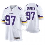 Camiseta NFL Game Hombre Minnesota Vikings Everson Griffen Blanco Camiseta NFL Game Hombre Minnesota Vikings Everson Griffen Blanco