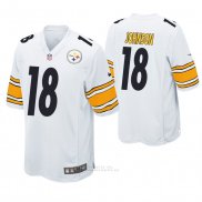 Camiseta NFL Game Hombre Pittsburgh Steelers Diontae Johnson Blanco