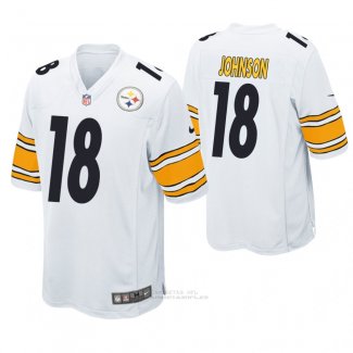 Camiseta NFL Game Hombre Pittsburgh Steelers Diontae Johnson Blanco